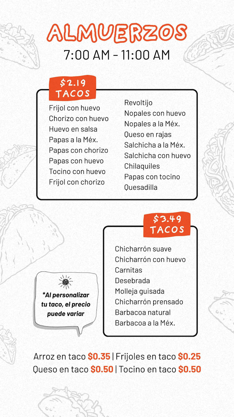 almuerzo