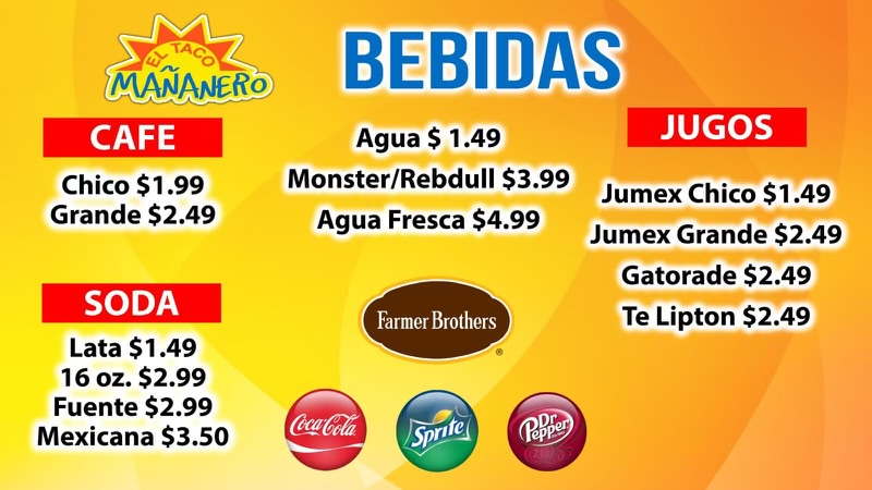 bebidas